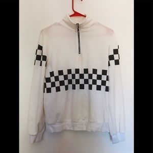 Zipper up sweatshirt